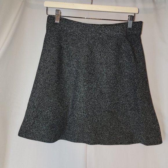 Ann Taylor Dresses & Skirts - Ann Taylor Loft Petites Mini Skirt Size MP Like New - Heathered black